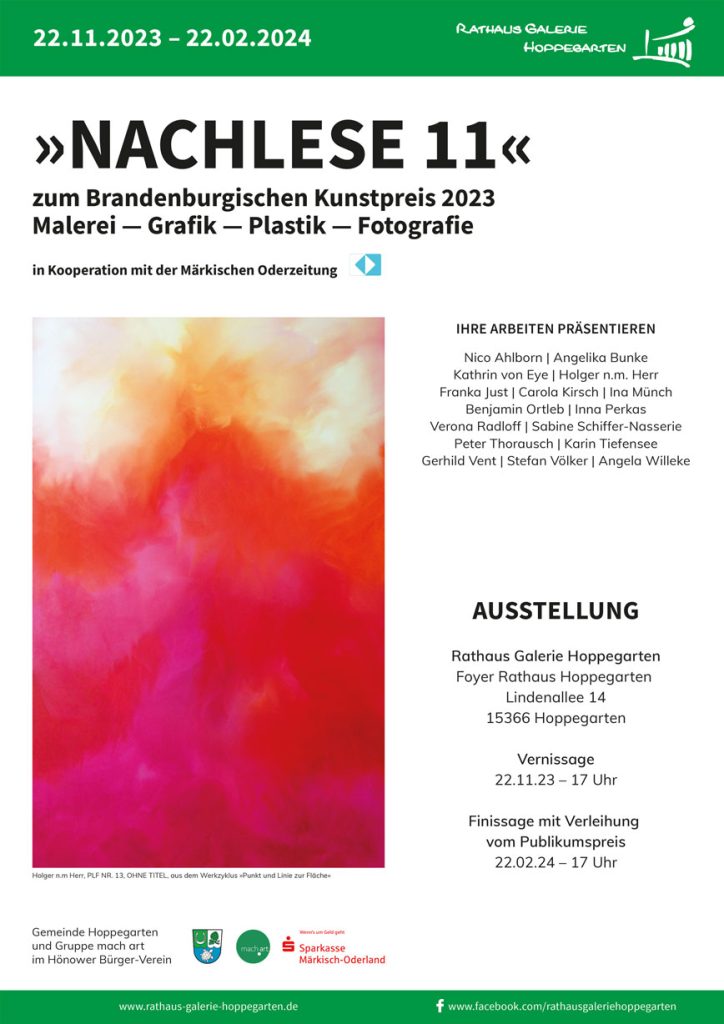 Plakat »Nachlese 11« Plakat »Nachlese 11«