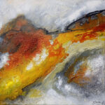 Erinnerung an Spanien 40x40 cm 2022 Ewa Hahn