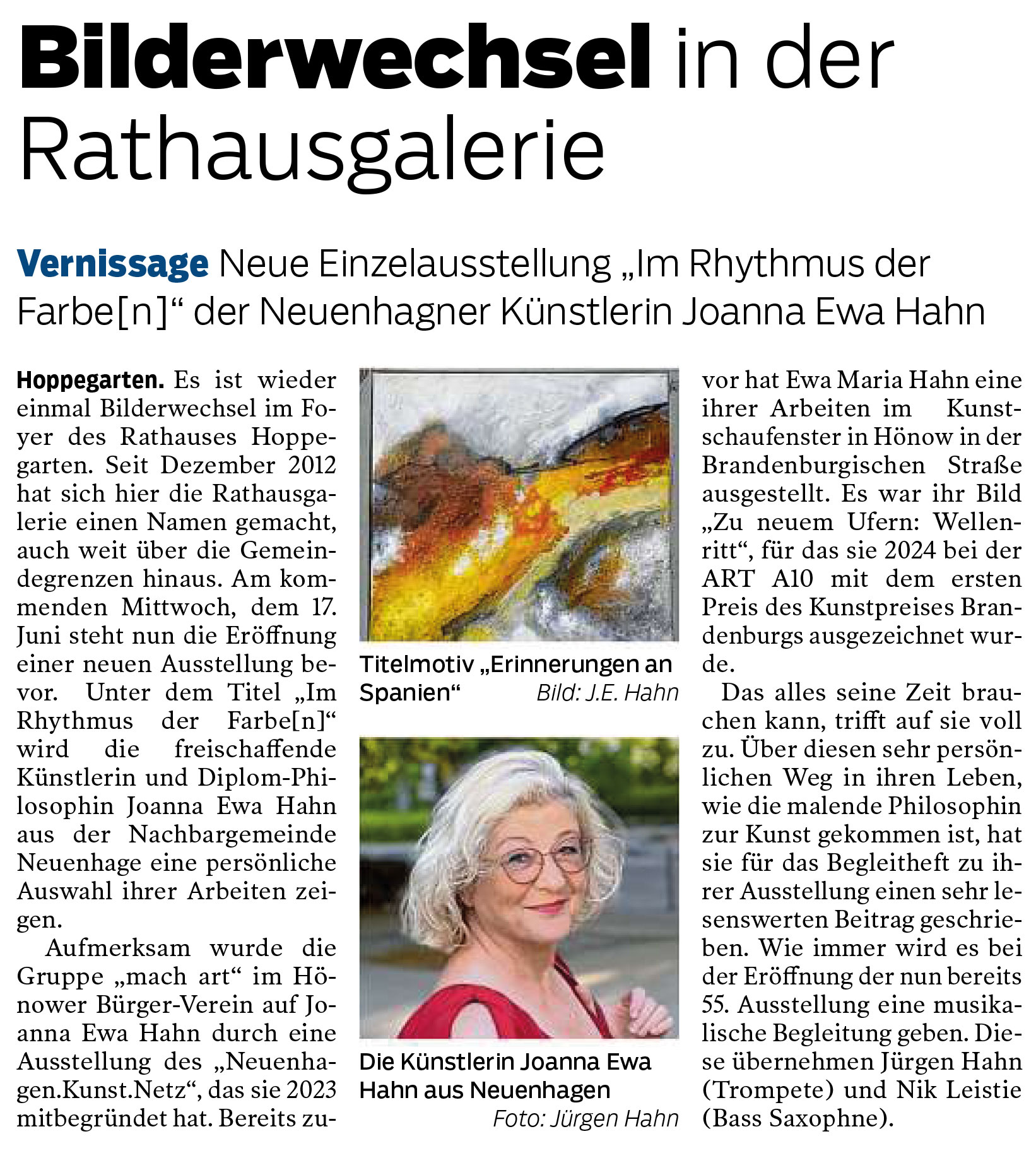 Märkischer Sonntag 13.06.2026