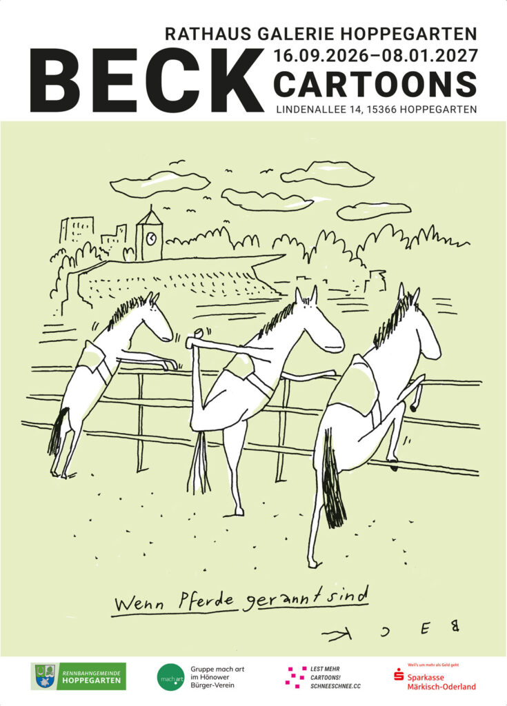 Plakat zur Ausstellung von Beck